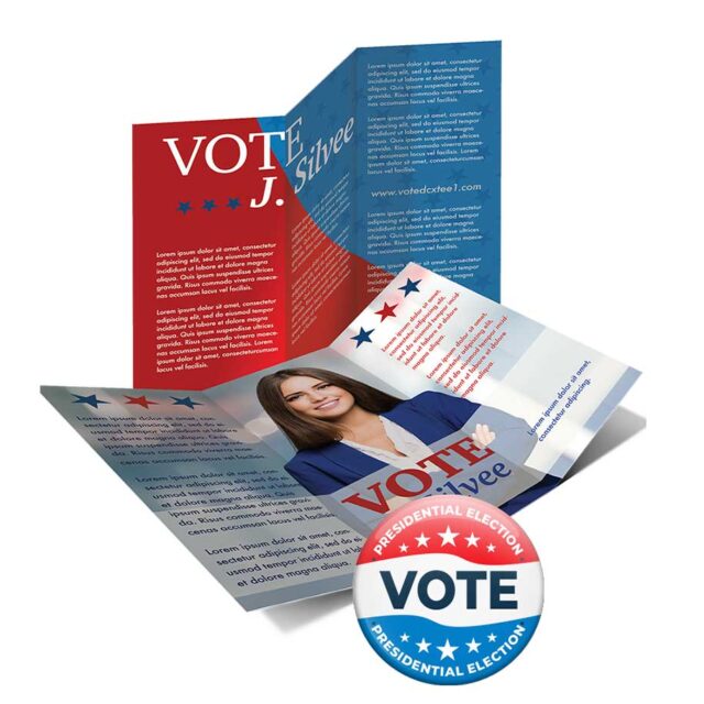 Political Brochure 8.5 x 11 Full Color Both Sides