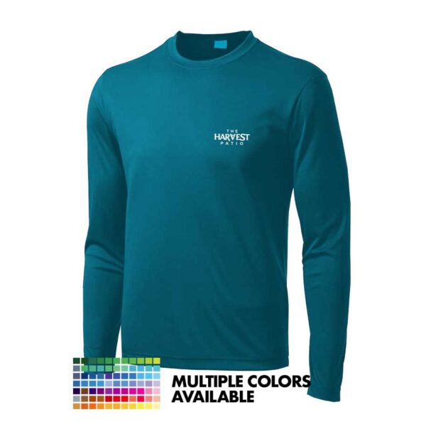 Custom Logo Long Sleeve Performance Shirt