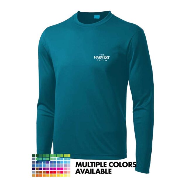 Custom Logo Long Sleeve Performance Shirt